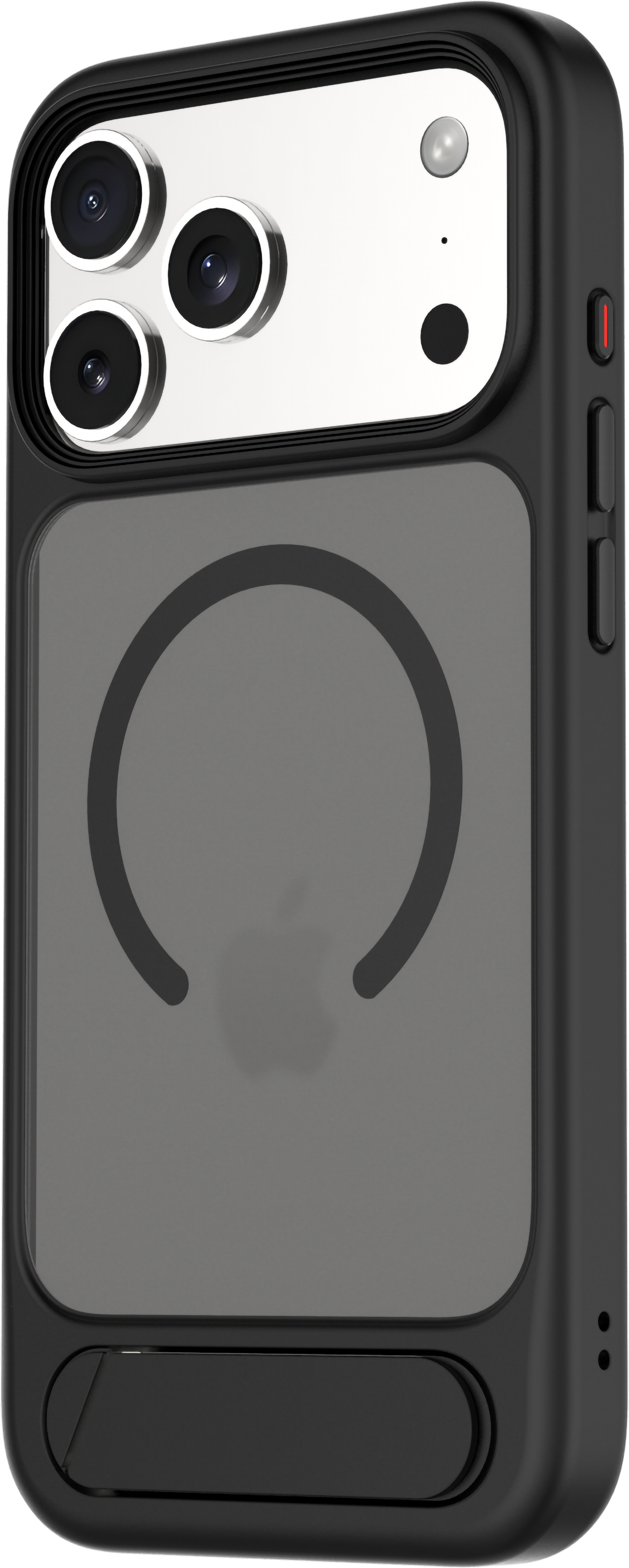 TEKNE Hybrid Frost Matte with stand Case for iPhone 17 Pro Max