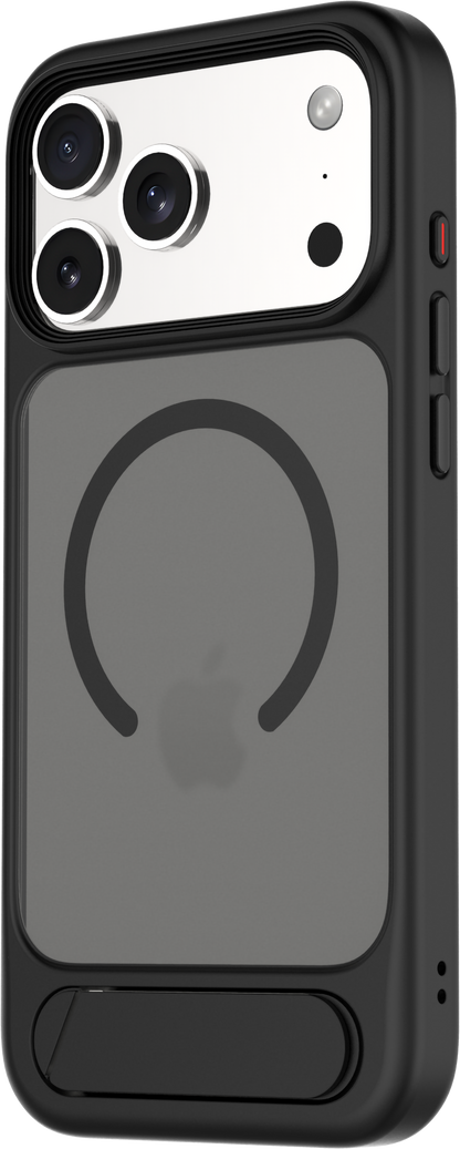 TEKNE Hybrid Frost Matte with stand Case for iPhone 17 Pro Max