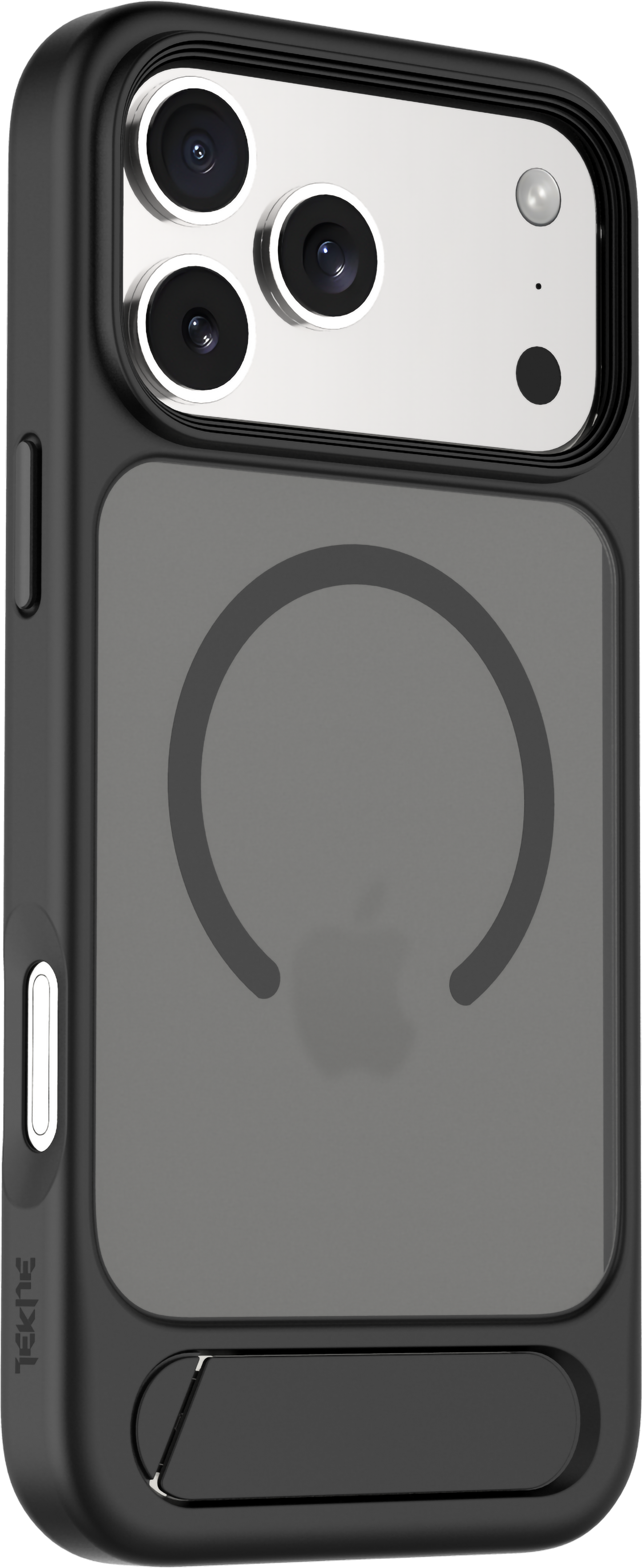 TEKNE Hybrid Frost Matte with stand Case for iPhone 17 Pro Max