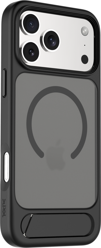 TEKNE Hybrid Frost Matte with stand Case for iPhone 17 Pro Max