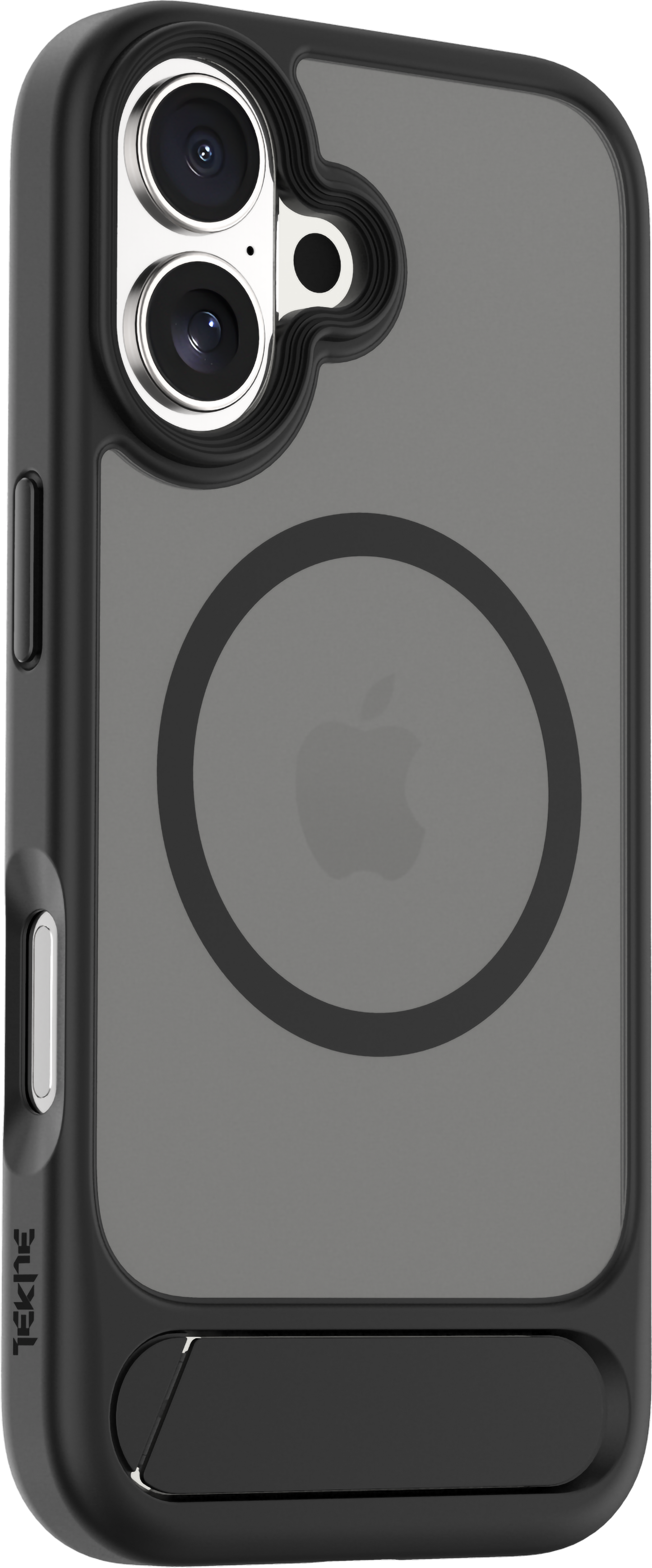 TEKNE Hybrid Frost Matte with stand Case for iPhone 17