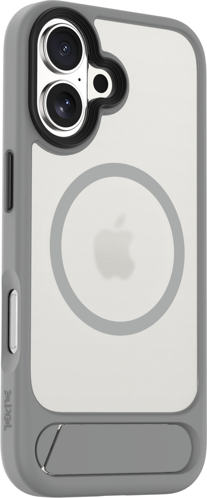 TEKNE Hybrid Frost Matte with stand Case for iPhone 17