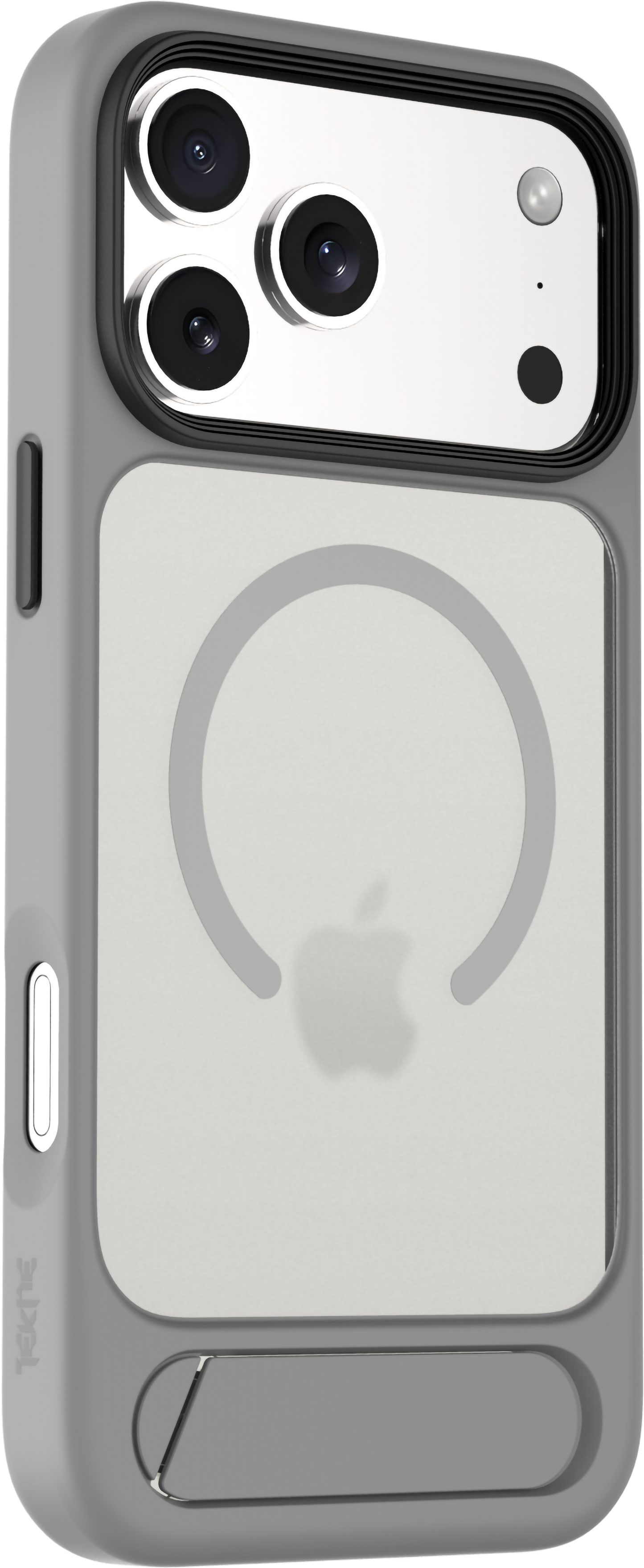 TEKNE Hybrid Frost Matte with stand Case for iPhone 17 Pro Max
