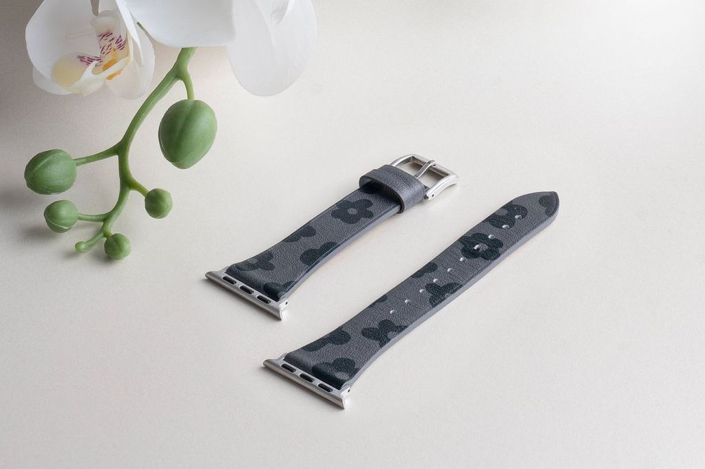 Tekne FLORO Leather Band | Printed Genuine Leather, Durable, Stylish Strap 