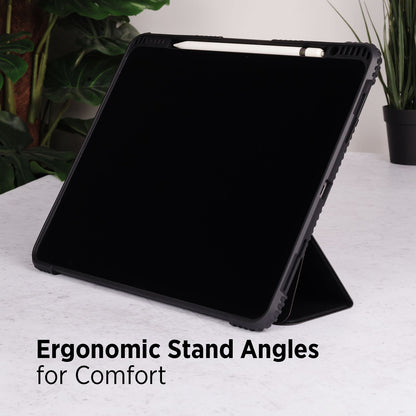 Tekne Shockproof Vegan Leather Case for iPad Air 13 M2 | Stand Function | Drop Protection