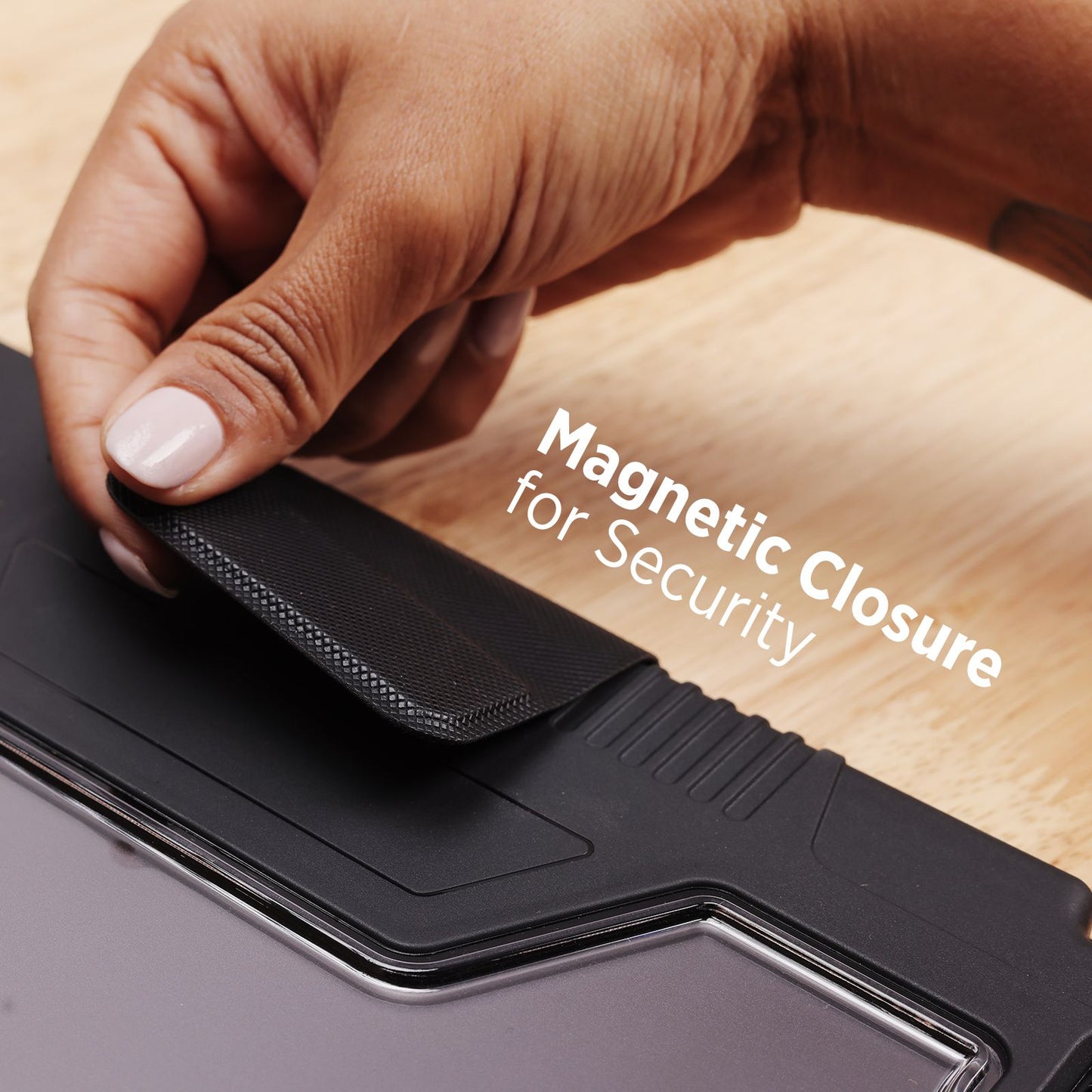 Tekne Shockproof Vegan Leather Case for iPad Air 13 M2 | Stand Function | Drop Protection