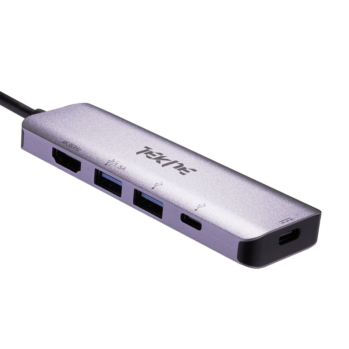 Tekne Essential USB-C Hub | 8-in-1 Multiport Adapter | 100W Fast Charging & 4K HDMI