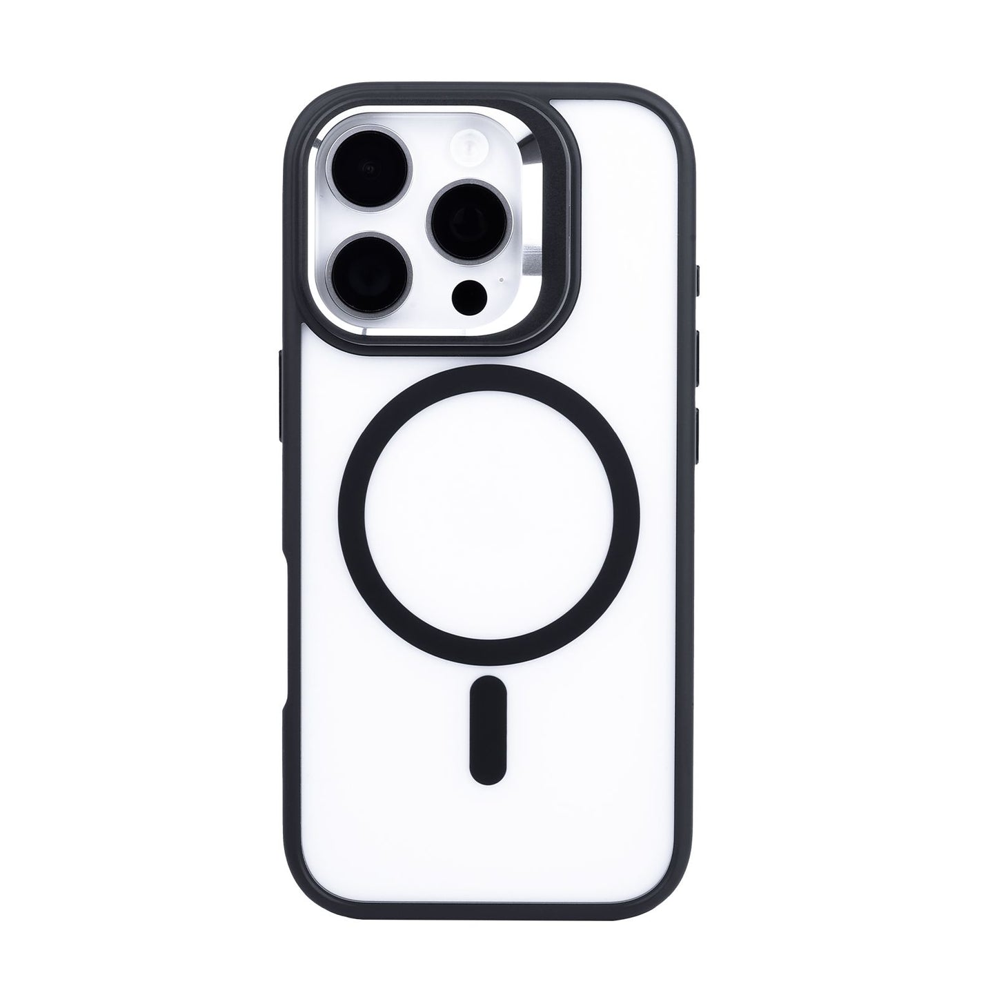 Tekne CLEAR Case with Camera Stand for iPhone 16 Pro | Slim, Transparent & Scratch-Resistant