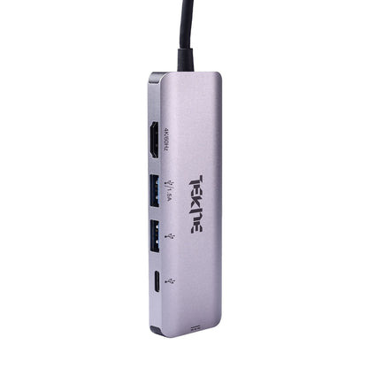 Tekne Essential USB-C Hub | 8-in-1 Multiport Adapter | 100W Fast Charging & 4K HDMI