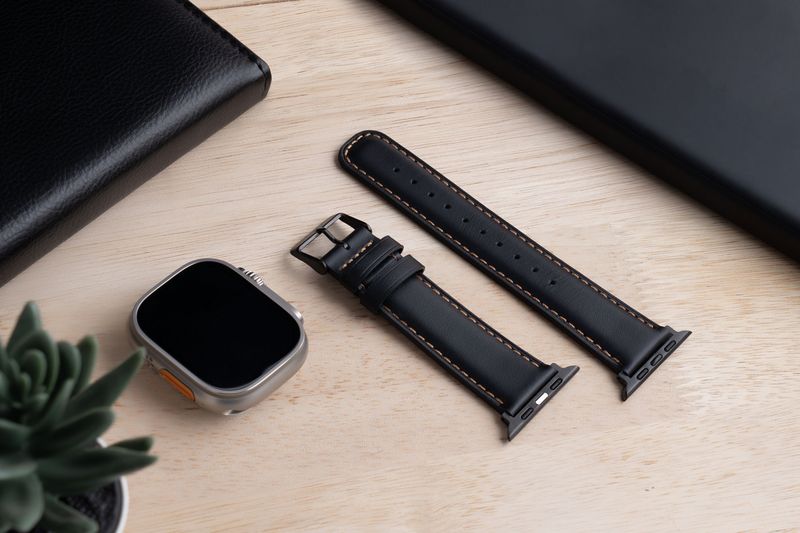 Tekne Classic Leather Band | Genuine Leather, Quick-Release, Durable Strap 