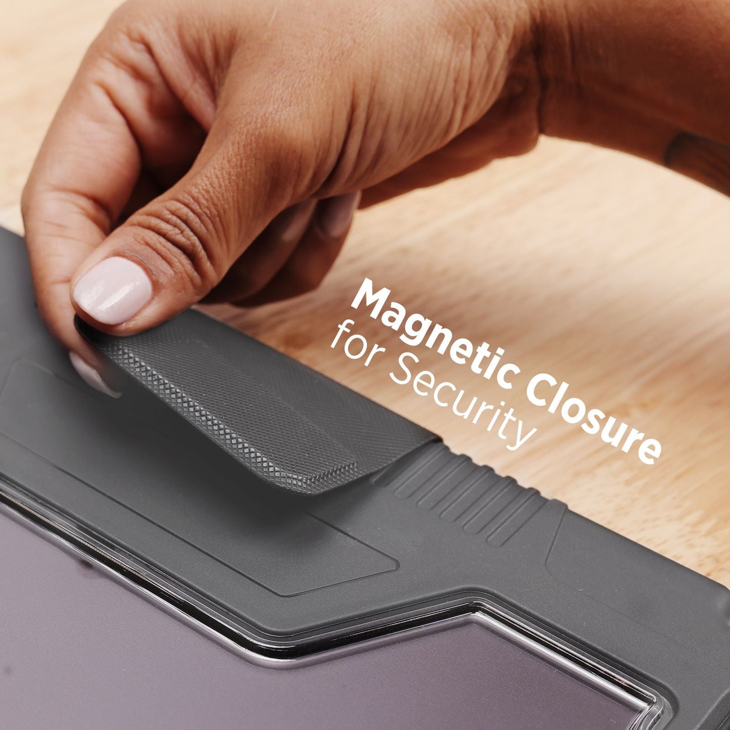Tekne Shockproof Vegan Leather Case for iPad Air 13 M2 | Stand Function | Drop Protection