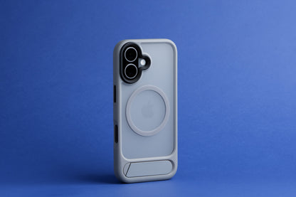 TEKNE Hybrid Frost Matte with stand Case for iPhone 17