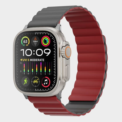 Tekne Reversible Classic Silicone Magnetic Band | Dual-Sided, Magnetic, Waterproof Strap 