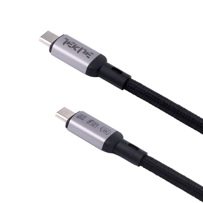 Tekne 240W USB4 Braided Cable | Ultra-Fast Charging & 20Gbps Data Transfer | Durable 2m Cable 
