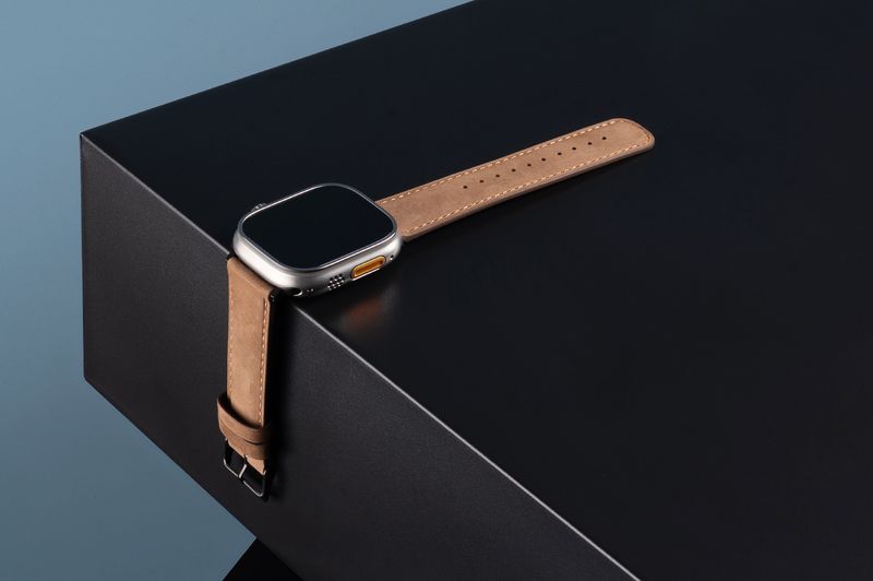 Tekne Classic Leather Band | Genuine Leather, Quick-Release, Durable Strap 