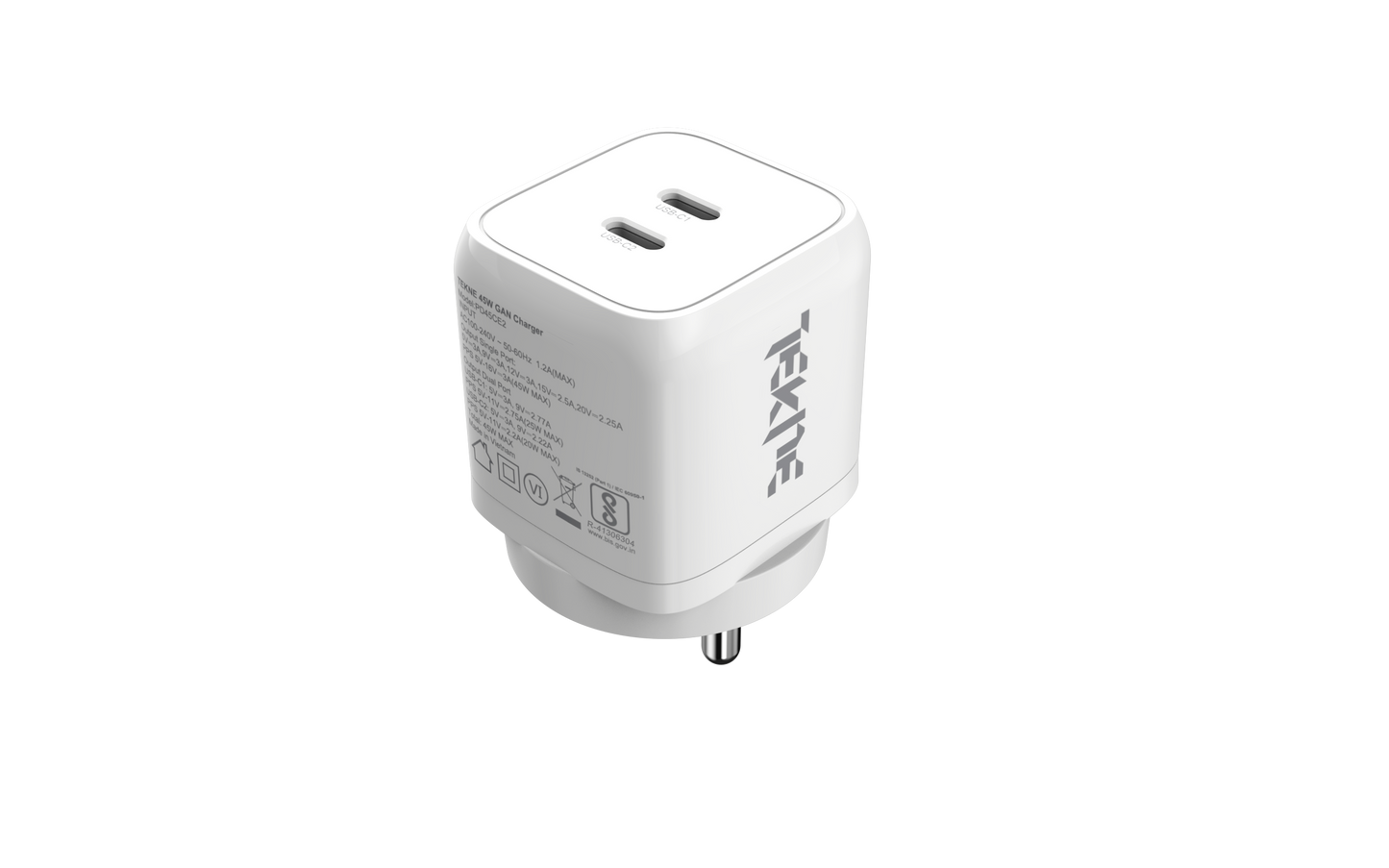 TEKNE 45W Dual Port GaN Charger